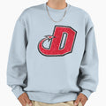 Glitter Dickinson Logo Sweatshirt - Unique Graphic for Adults - T-Shirt, Sweatshirt, Hoodie