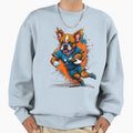 Bulldog Boxer Dog Playing Sweatshirt - Streetwear Style for Adults - T-Shirt, Sweatshirt, Hoodie