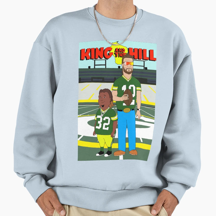 King And Hill Sweatshirt - Fun Novelty Design for Adults - T-Shirt, Sweatshirt, Hoodie