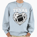 Texas Heart Game Dallas Football Sweatshirt - Novelty Apparel Men Women - T-Shirt, Sweatshirt, Hoodie