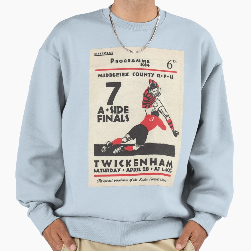 Rugby 3 Sweatshirt - Minimalist Print for Adults - T-Shirt, Sweatshirt, Hoodie