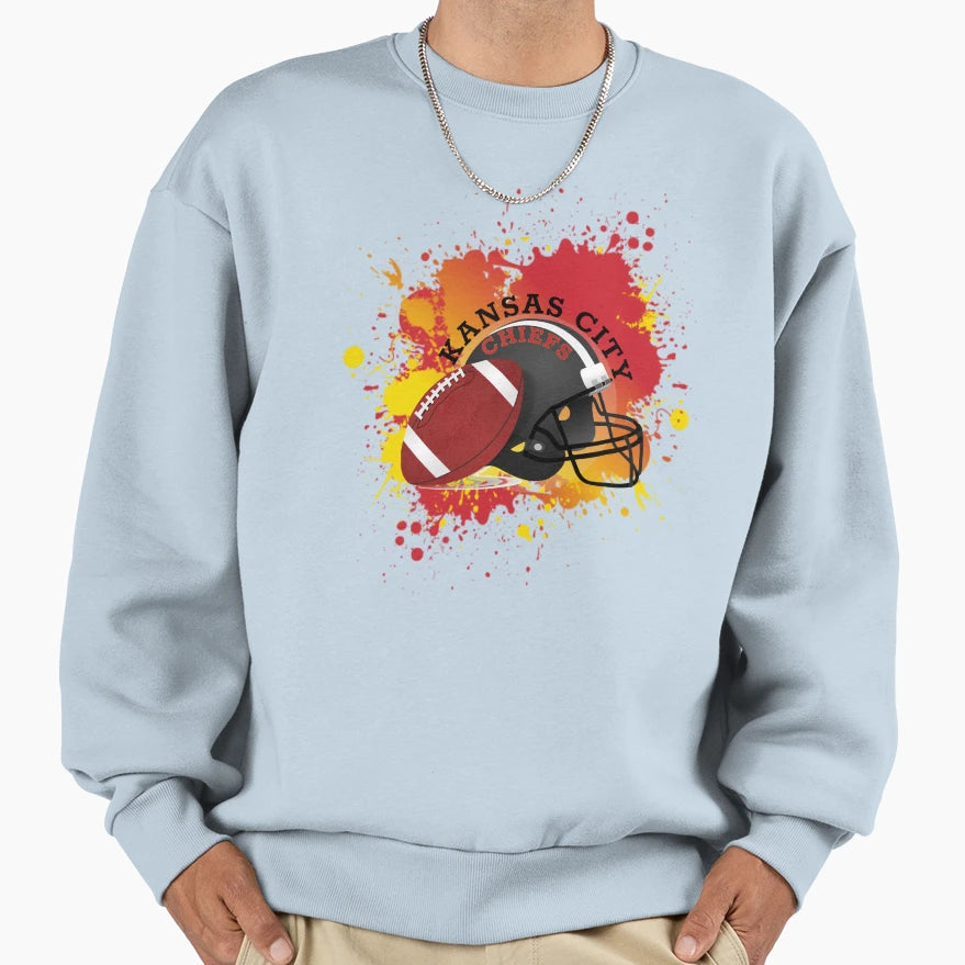 Kansas City Chiefs Sweatshirt - Graphic Print for Adults - T-Shirt, Sweatshirt, Hoodie