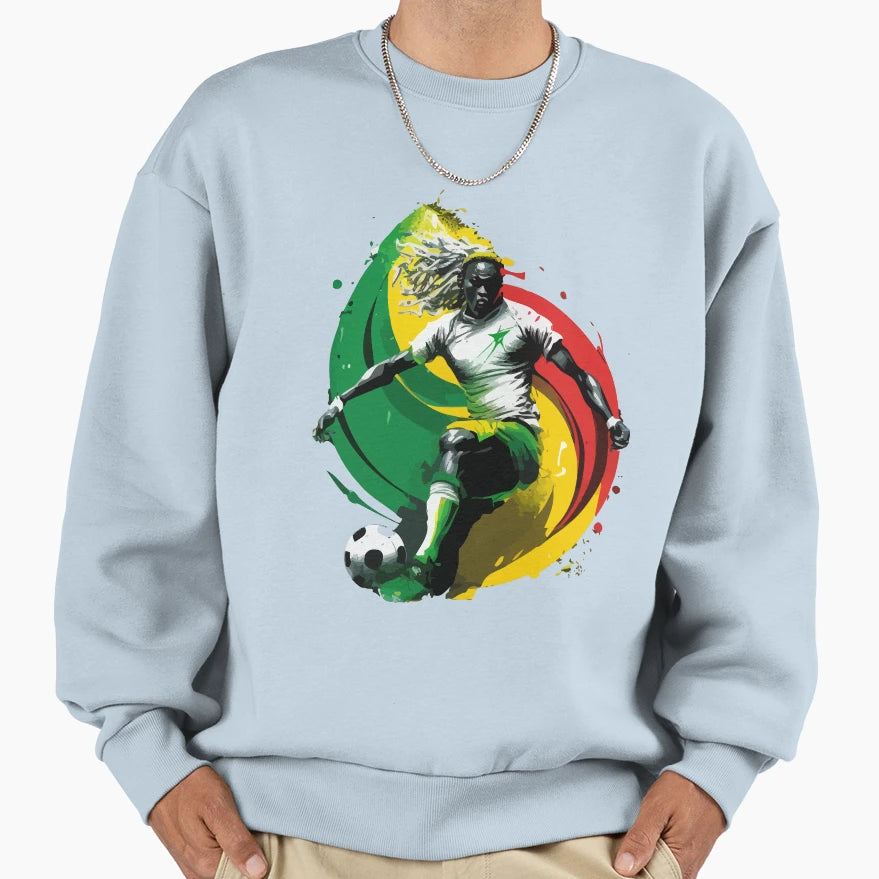 Ghana Soccer Magic Artwork Sweatshirt - Trendy Graphic Unisex - T-Shirt, Sweatshirt, Hoodie