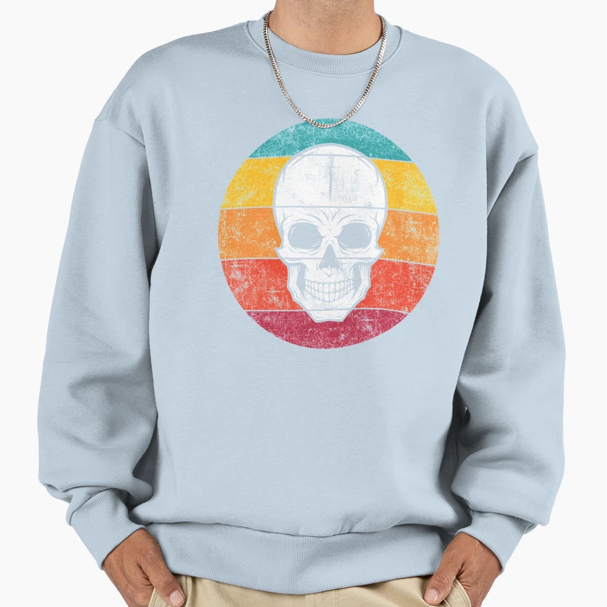 Skull Sweatshirt - Fun Novelty Design Men Women - T-Shirt, Sweatshirt, Hoodie
