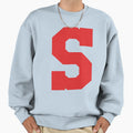 Alphabet Red S Sports Letter S Sweatshirt - Novelty Apparel for Adults - T-Shirt, Sweatshirt, Hoodie