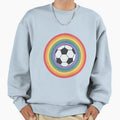 Rainbow Football Sweatshirt - Graphic Print Men Women - T-Shirt, Sweatshirt, Hoodie