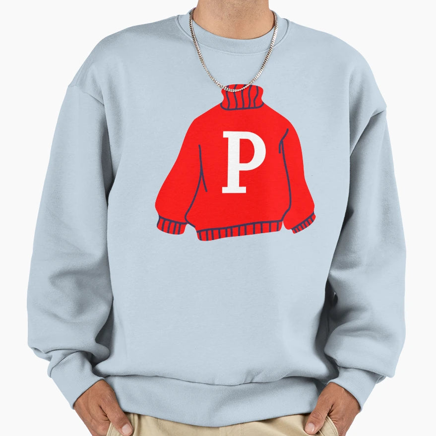 Letter Sweatshirt - Fun Novelty Design Men Women - T-Shirt, Sweatshirt, Hoodie