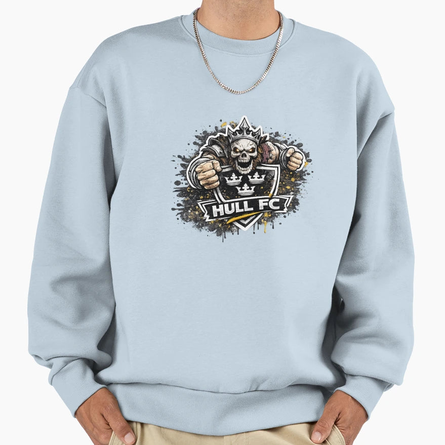 Hull Fc Graffiti Fierce Rugby League Sweatshirt - Unique Graphic Men Women - T-Shirt, Sweatshirt, Hoodie