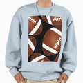 Football Pigskin Sports Sweatshirt - Casual Everyday Wear Men Women - T-Shirt, Sweatshirt, Hoodie