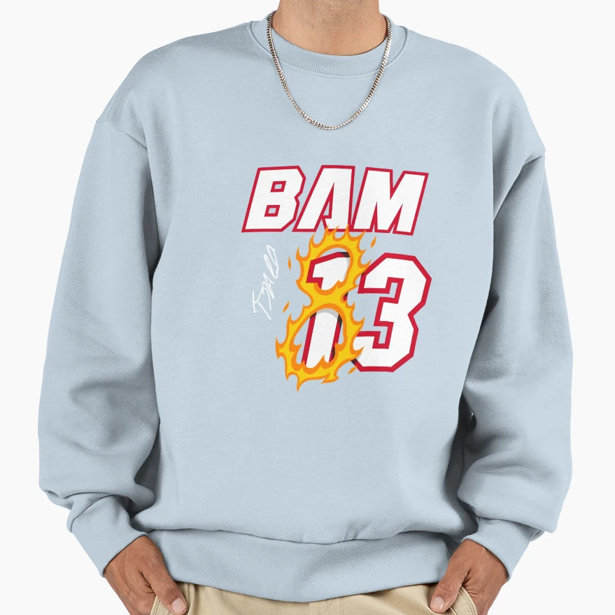Bam 83 Miami Basketball Historic 83 Sweatshirt - Fun Novelty Design Unisex - T-Shirt, Sweatshirt, Hoodie