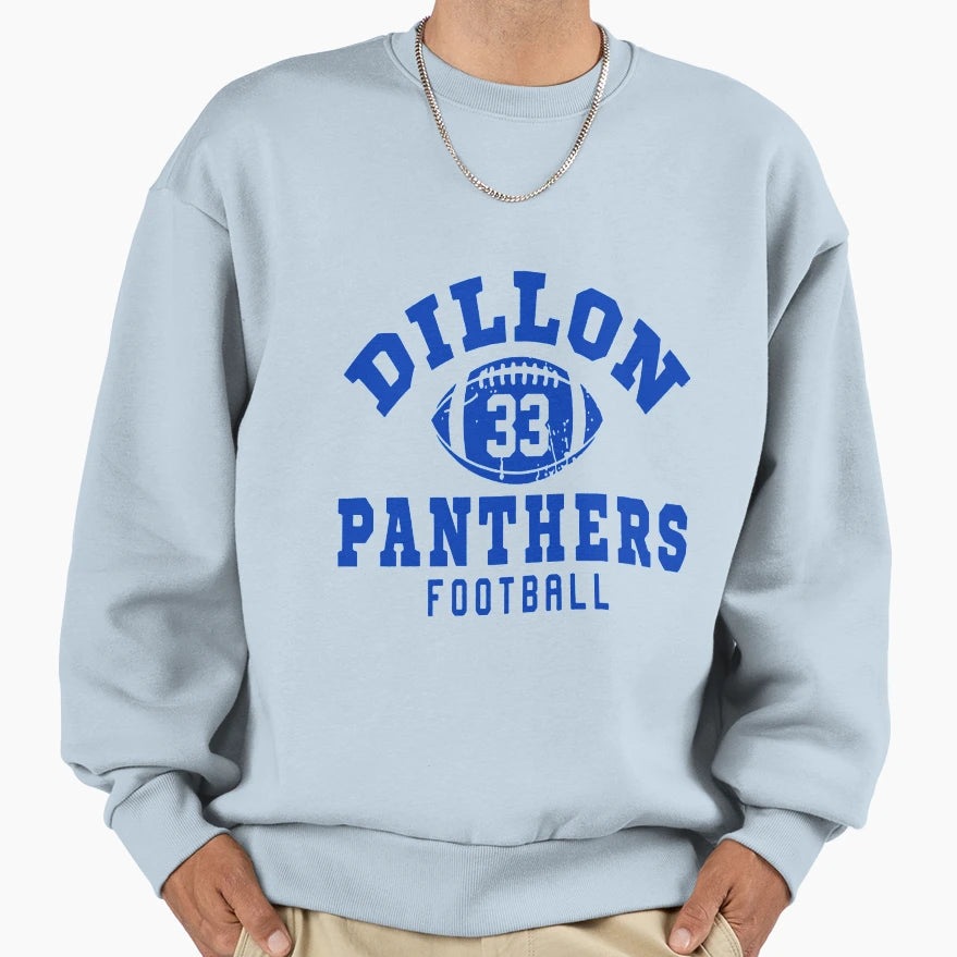 Dillon Panthers 33 Sweatshirt - Minimalist Print Unisex - T-Shirt, Sweatshirt, Hoodie