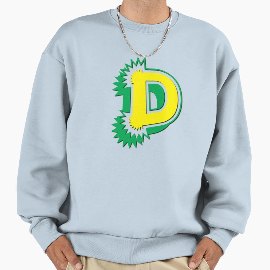 D Initial Letter D Sweatshirt - Fun Novelty Design for Adults - T-Shirt, Sweatshirt, Hoodie