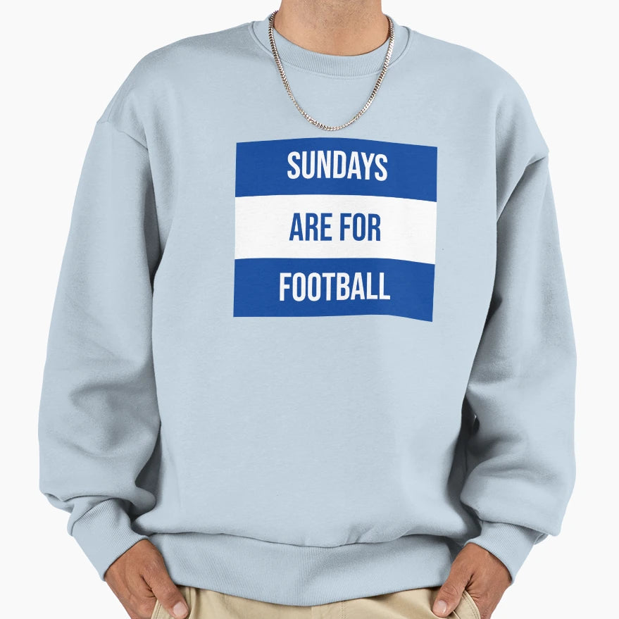 Sundays Are Football Sweatshirt - Minimalist Print Unisex - T-Shirt, Sweatshirt, Hoodie