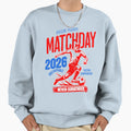Soccer Matchday Sweatshirt - Aesthetic Graphic for Adults - T-Shirt, Sweatshirt, Hoodie