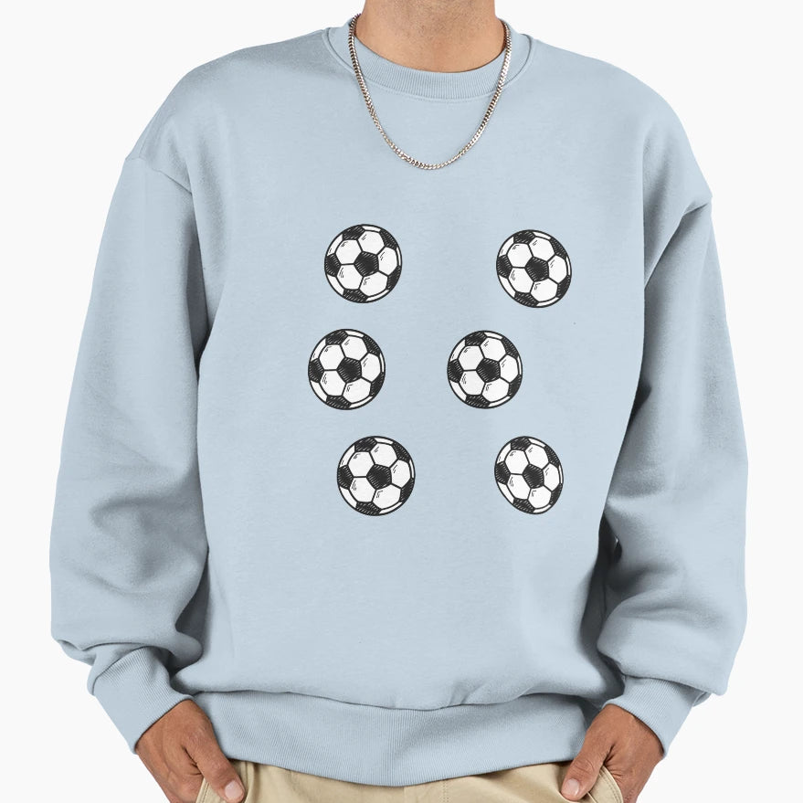 Soccer Ball Sweatshirt - Unique Graphic Unisex - T-Shirt, Sweatshirt, Hoodie