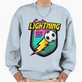 Soccer T Shirtlady Lightning T-Shirt - Aesthetic Graphic Men Women - T-Shirt, Sweatshirt, Hoodie