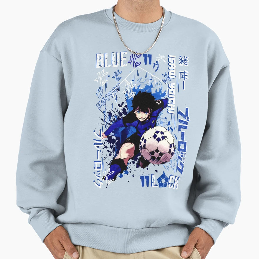 Yoichi Isagi Sweatshirt - Custom Art Print Men Women - T-Shirt, Sweatshirt, Hoodie