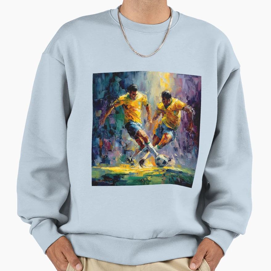 Football Soccer Beautiful Game Sweatshirt - Minimalist Print for Adults - T-Shirt, Sweatshirt, Hoodie