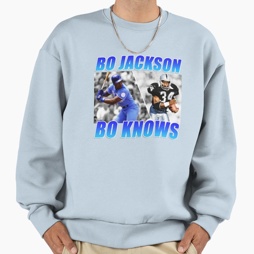 Bo Jackson Sweatshirt - Novelty Apparel Unisex - T-Shirt, Sweatshirt, Hoodie
