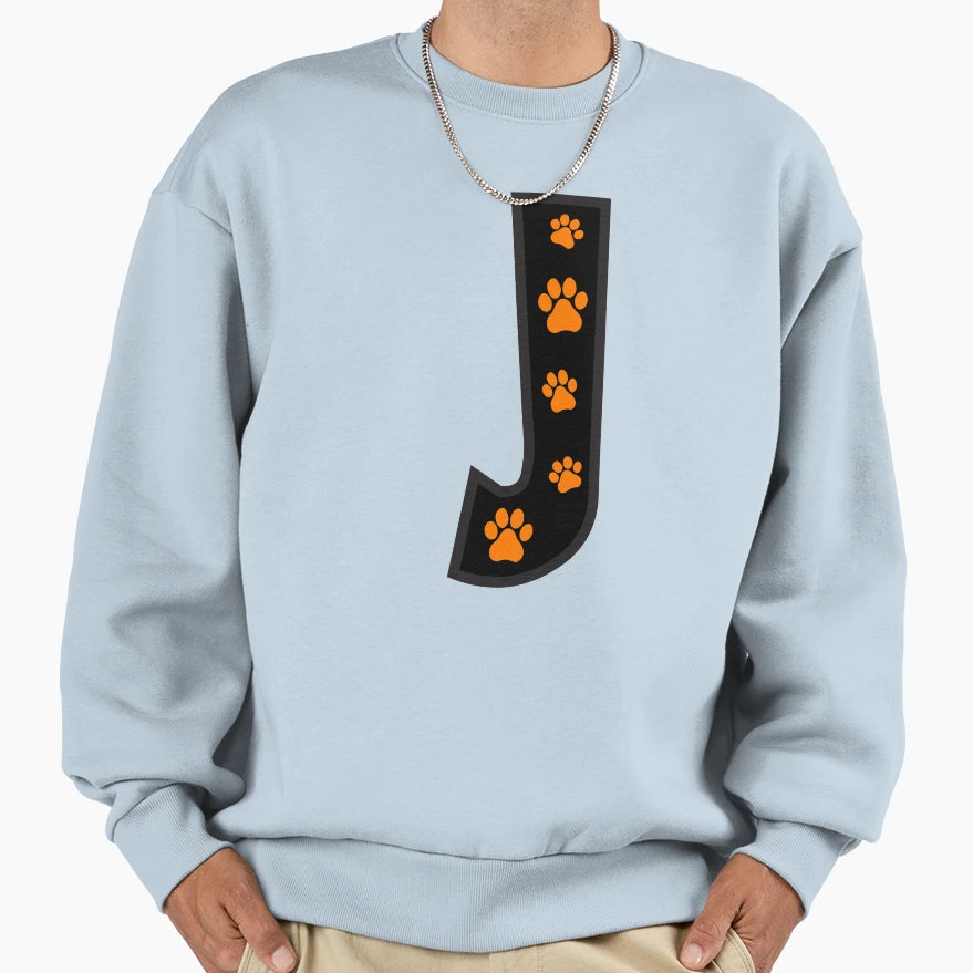 Paw Alphabet Sweatshirt - Minimalist Print Unisex - T-Shirt, Sweatshirt, Hoodie