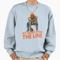 My Heart Is Line Football Sweatshirt - Streetwear Style Men Women - T-Shirt, Sweatshirt, Hoodie