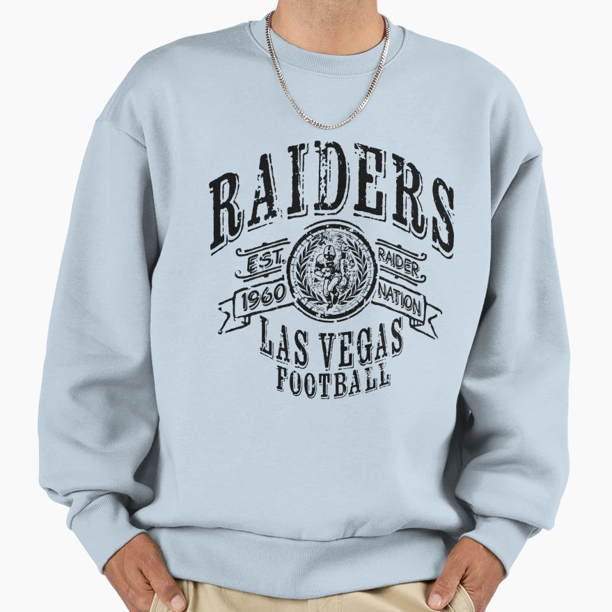 Art Las Vegas Raiders Sweatshirt - Casual Everyday Wear Men Women - T-Shirt, Sweatshirt, Hoodie
