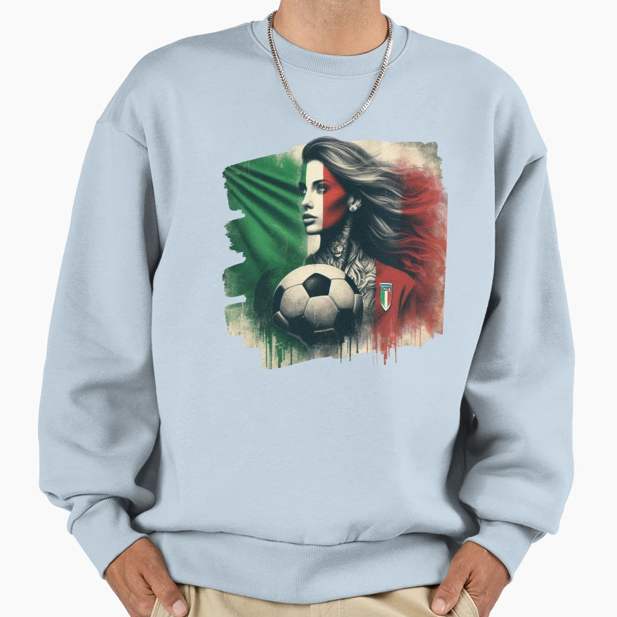 Italian Football Fan Sweatshirt - Casual Everyday Wear Men Women - T-Shirt, Sweatshirt, Hoodie