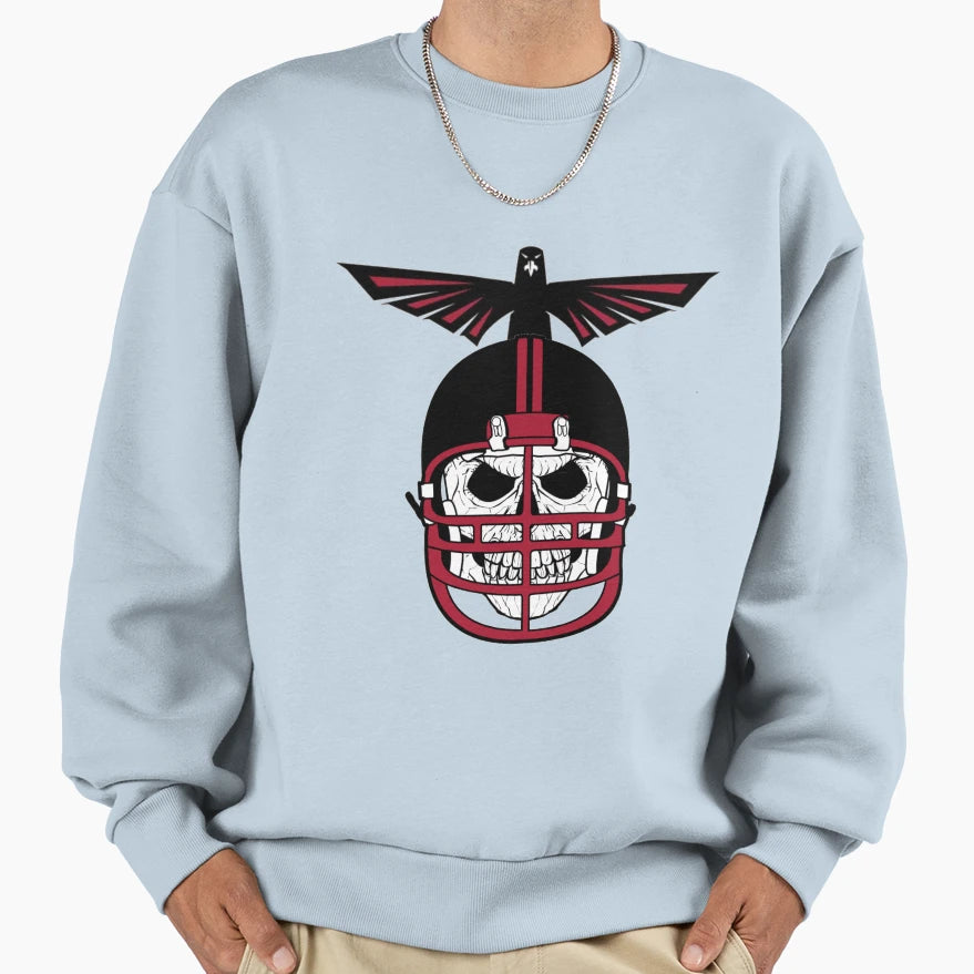 Falcons Skull Sweatshirt - Novelty Apparel Men Women - T-Shirt, Sweatshirt, Hoodie