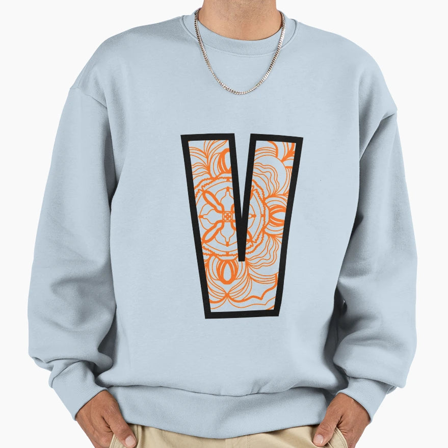 Mandala V Cut Out Sweatshirt - Novelty Apparel for Adults - T-Shirt, Sweatshirt, Hoodie