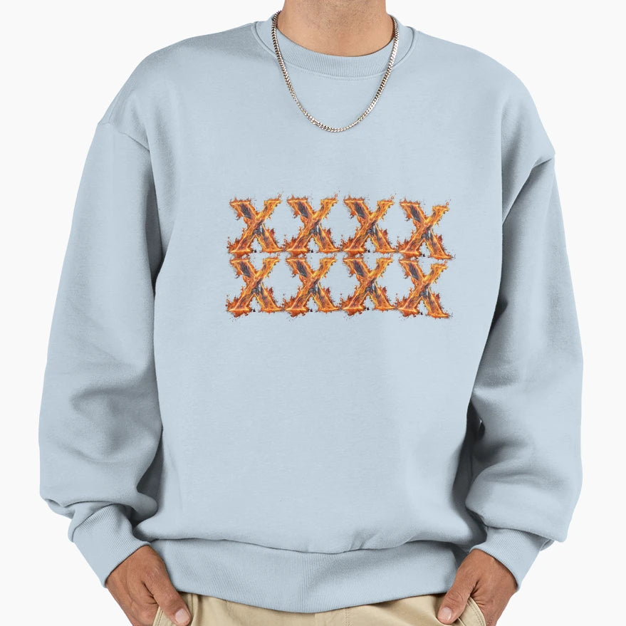 Flame Xxxxxxxx Funny Gifts 1 2 Sweatshirt - Casual Everyday Wear for Adults - T-Shirt, Sweatshirt, Hoodie
