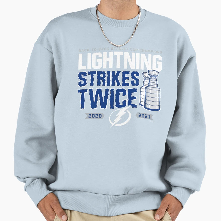 Lightning Strikes Twice Sweatshirt - Custom Art Print Unisex - T-Shirt, Sweatshirt, Hoodie