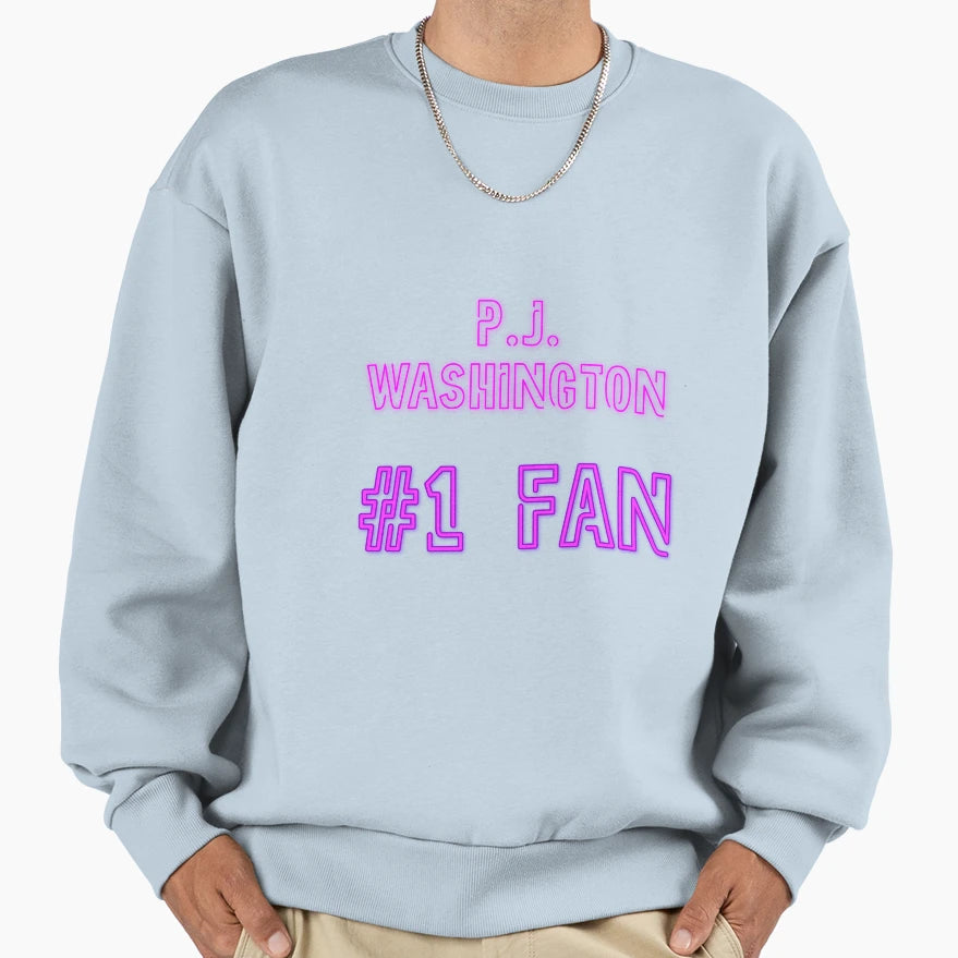 P J Washington 1 Fan Sweatshirt - Graphic Print Men Women - T-Shirt, Sweatshirt, Hoodie