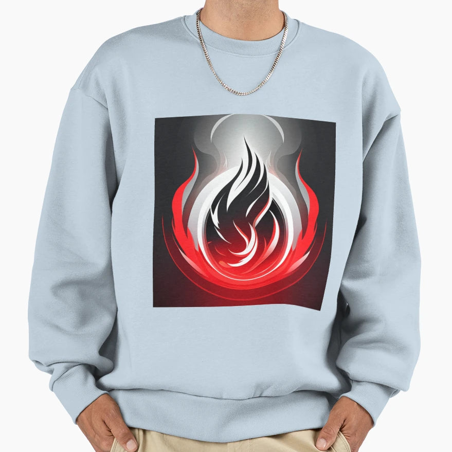 Eternal Fire Sweatshirt - Casual Everyday Wear for Adults - T-Shirt, Sweatshirt, Hoodie