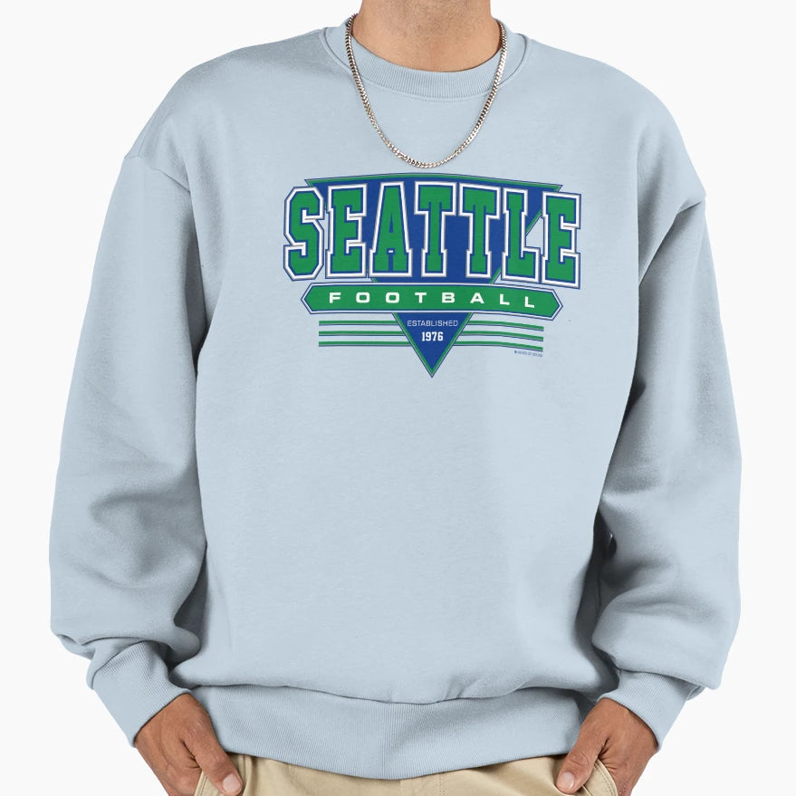 Seattle Football Seahawks Inspired 90S Sweatshirt - Graphic Print Unisex - T-Shirt, Sweatshirt, Hoodie