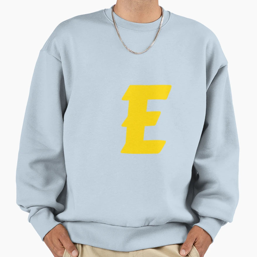 Letter E Sweatshirt - Fun Novelty Design for Adults - T-Shirt, Sweatshirt, Hoodie