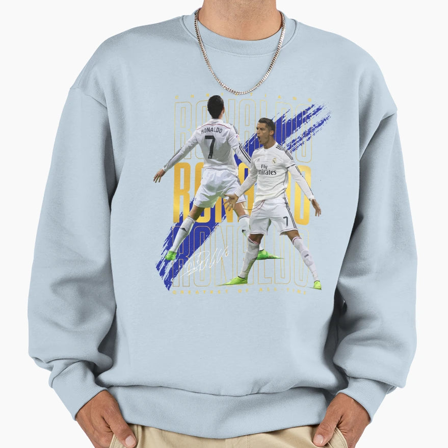 Cristiano Ronaldo Suuiii Sweatshirt - Trendy Graphic Unisex - T-Shirt, Sweatshirt, Hoodie
