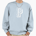 Letter P College Font Sweatshirt - Fun Novelty Design for Adults - T-Shirt, Sweatshirt, Hoodie