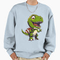 Dino Football Sweatshirt - Minimalist Print for Adults - T-Shirt, Sweatshirt, Hoodie