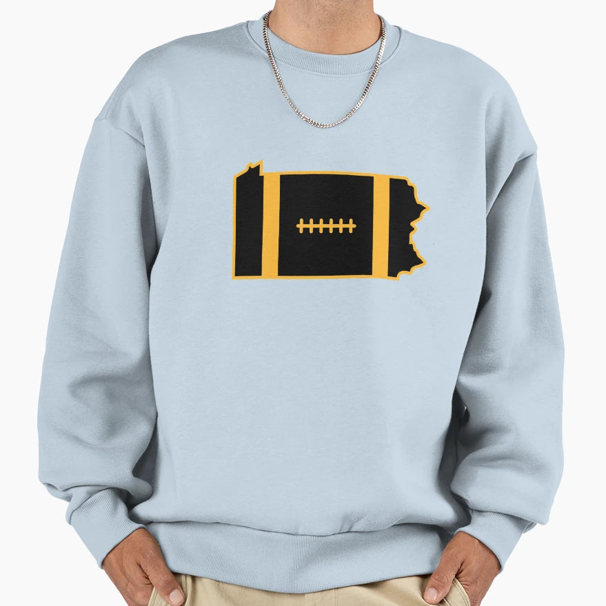 Keystone State Football Steelers Sweatshirt - Graphic Print for Adults - T-Shirt, Sweatshirt, Hoodie