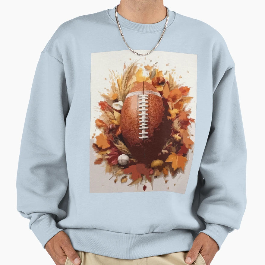 Game Time Thanksgiving Football Sweatshirt - Trendy Graphic for Adults - T-Shirt, Sweatshirt, Hoodie