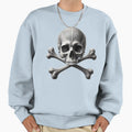 Hyper Realistic Skull Sweatshirt - Fun Novelty Design for Adults - T-Shirt, Sweatshirt, Hoodie