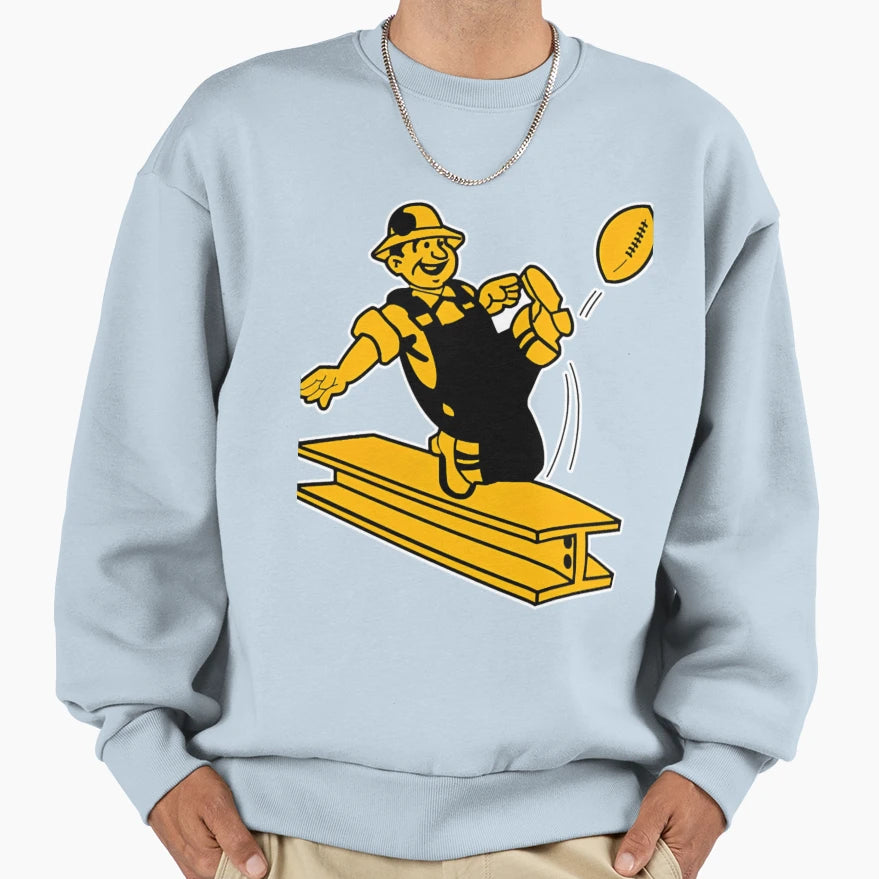 1962 Steelers Steely Sweatshirt - Aesthetic Graphic for Adults - T-Shirt, Sweatshirt, Hoodie