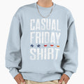 Casual Friday Five Star Rating Sweatshirt - Streetwear Style Men Women - T-Shirt, Sweatshirt, Hoodie