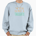 Never Lost Tailgate Fun Orange Sweatshirt - Minimalist Print for Adults - T-Shirt, Sweatshirt, Hoodie