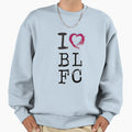 I Love Brisbane Lions Football Sweatshirt - Custom Art Print for Adults - T-Shirt, Sweatshirt, Hoodie