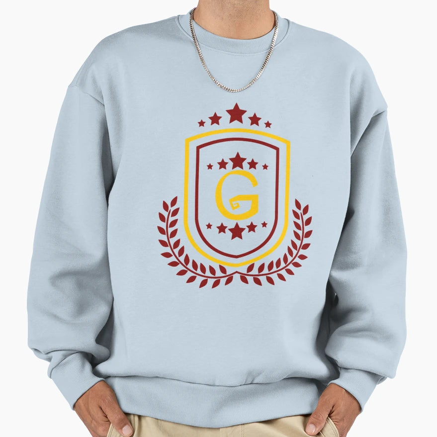 Strong Griffin Lion Star Emblem Sweatshirt - Novelty Apparel for Adults - T-Shirt, Sweatshirt, Hoodie