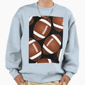 American Football Game Pattern Sweatshirt - Minimalist Print for Adults - T-Shirt, Sweatshirt, Hoodie