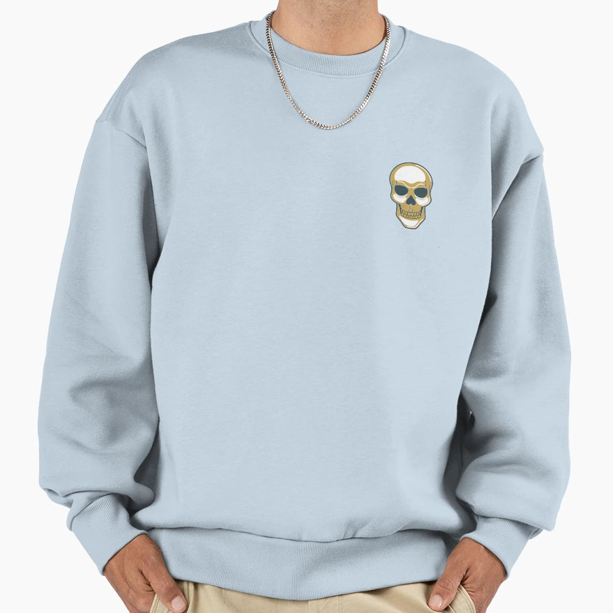 Skull Sweatshirt - Novelty Apparel Men Women - T-Shirt, Sweatshirt, Hoodie