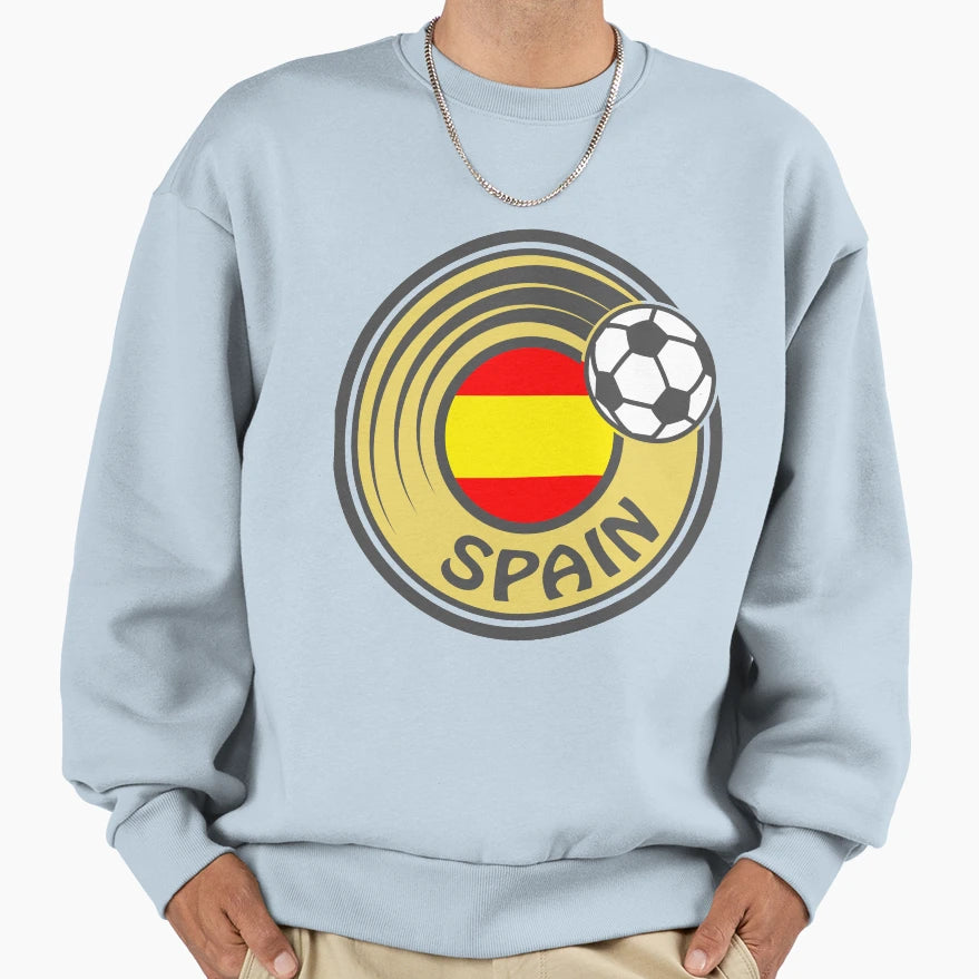 Spain Football Soccer Sign Sweatshirt - Minimalist Print Men Women - T-Shirt, Sweatshirt, Hoodie