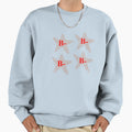 Set B Silver Stars Sweatshirt - Custom Art Print Unisex - T-Shirt, Sweatshirt, Hoodie
